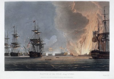 Nil Savaşı, Ağustos 1798 by Thomas Whitcombe